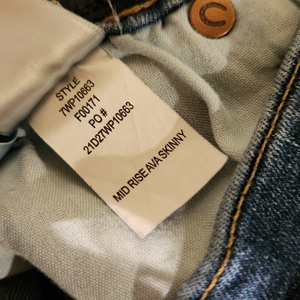 ❤️ LUCKY BRAND AVA MID-RISE SKINNY JEANS, 2 (26) - Picture 3 of 7